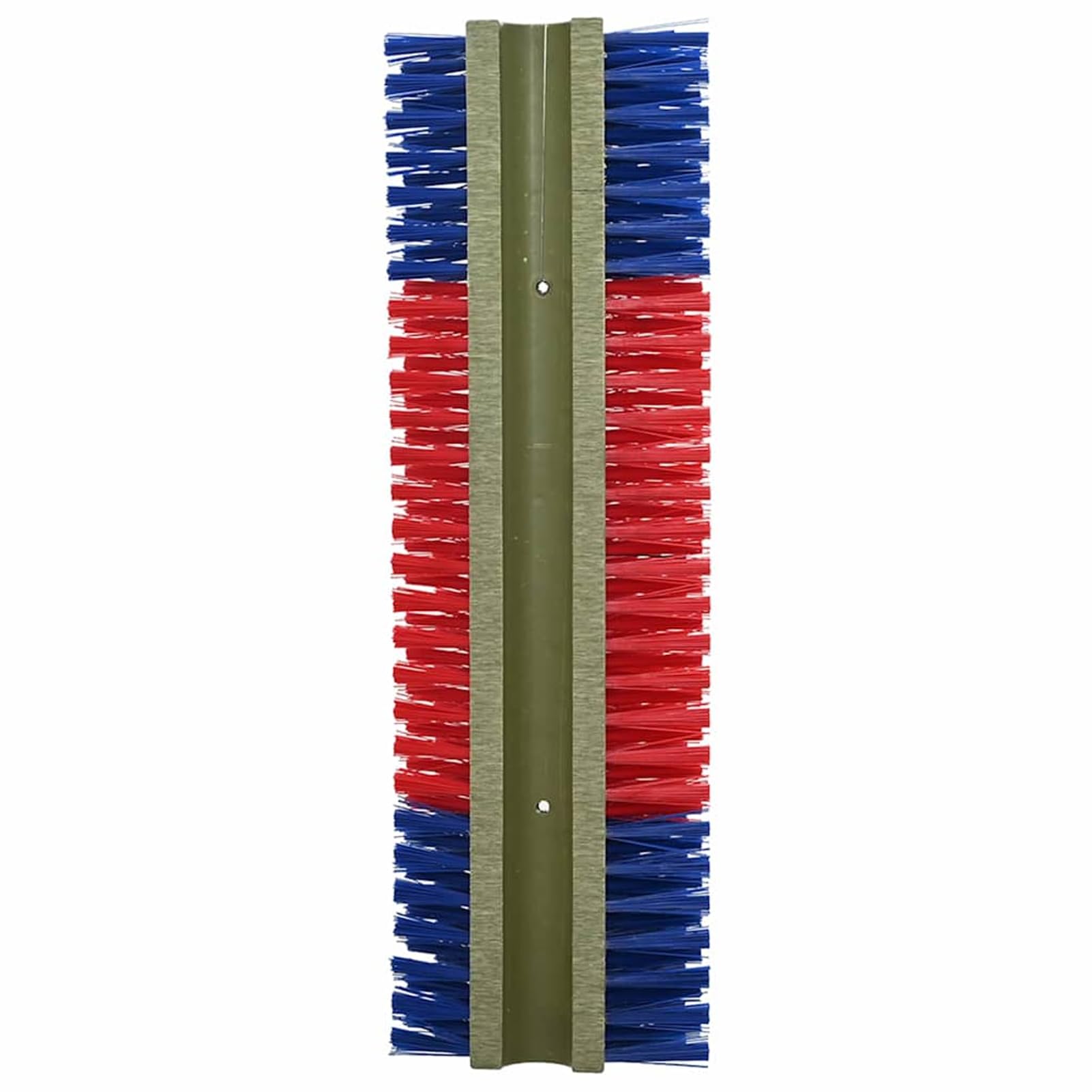 Gecheer Rinderbürsten Wandmontiert, Effiziente Tierpflege, 20x9x50 cm, Rot-Blau-Schema, für Stall und Werkstatt42006831