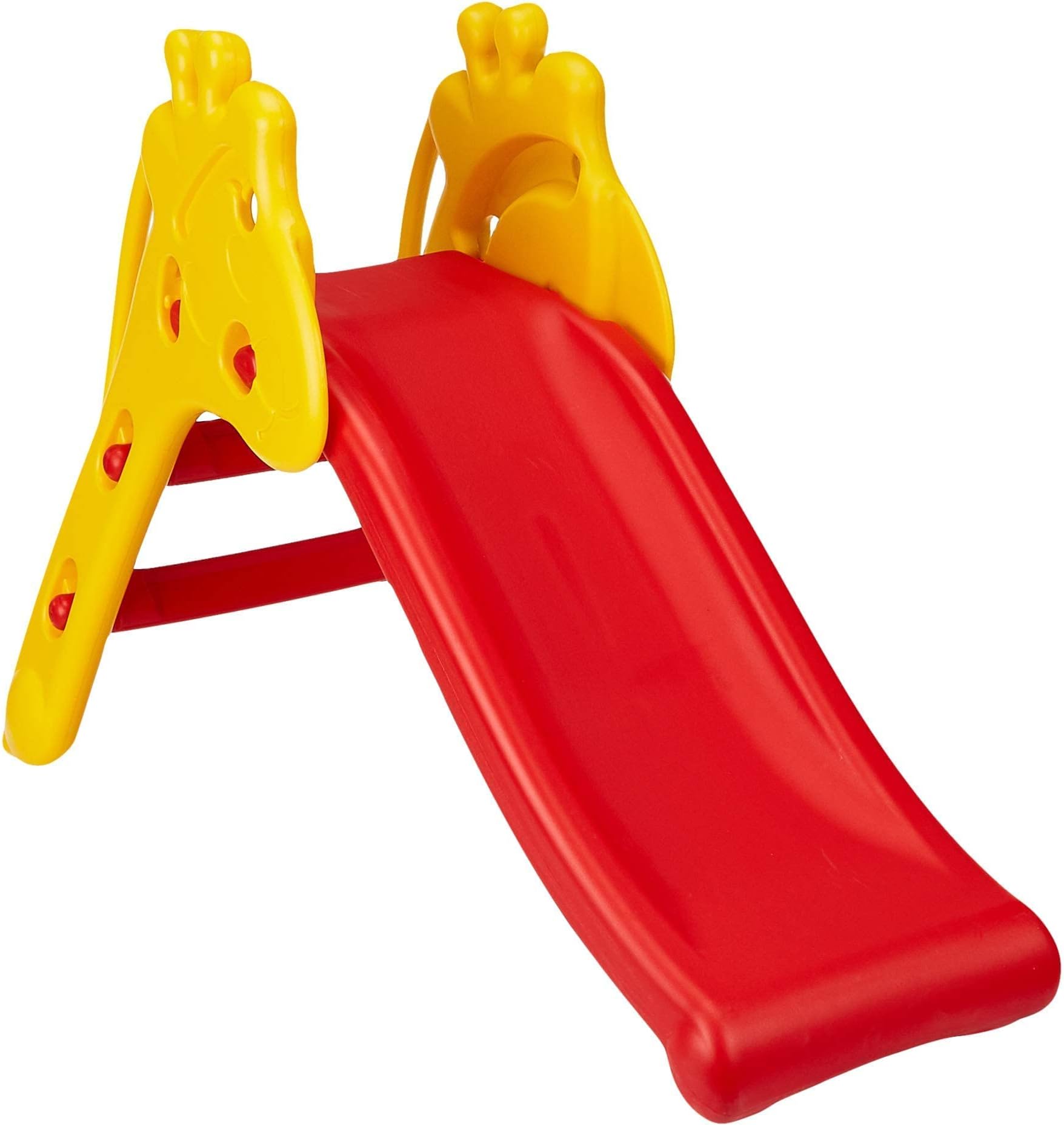 - Amazon Brand - Solimo Giraffe Slide - Red & Yellow | Safe & Fun - Indoor/Outdoor Toy | Ideal for Boys/Girls - 2-4 years | 2+ Years Red Yellow