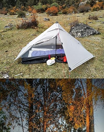 Carpa ultraligera HITUGU para 2 personas, 3 estaciones miniatura 6