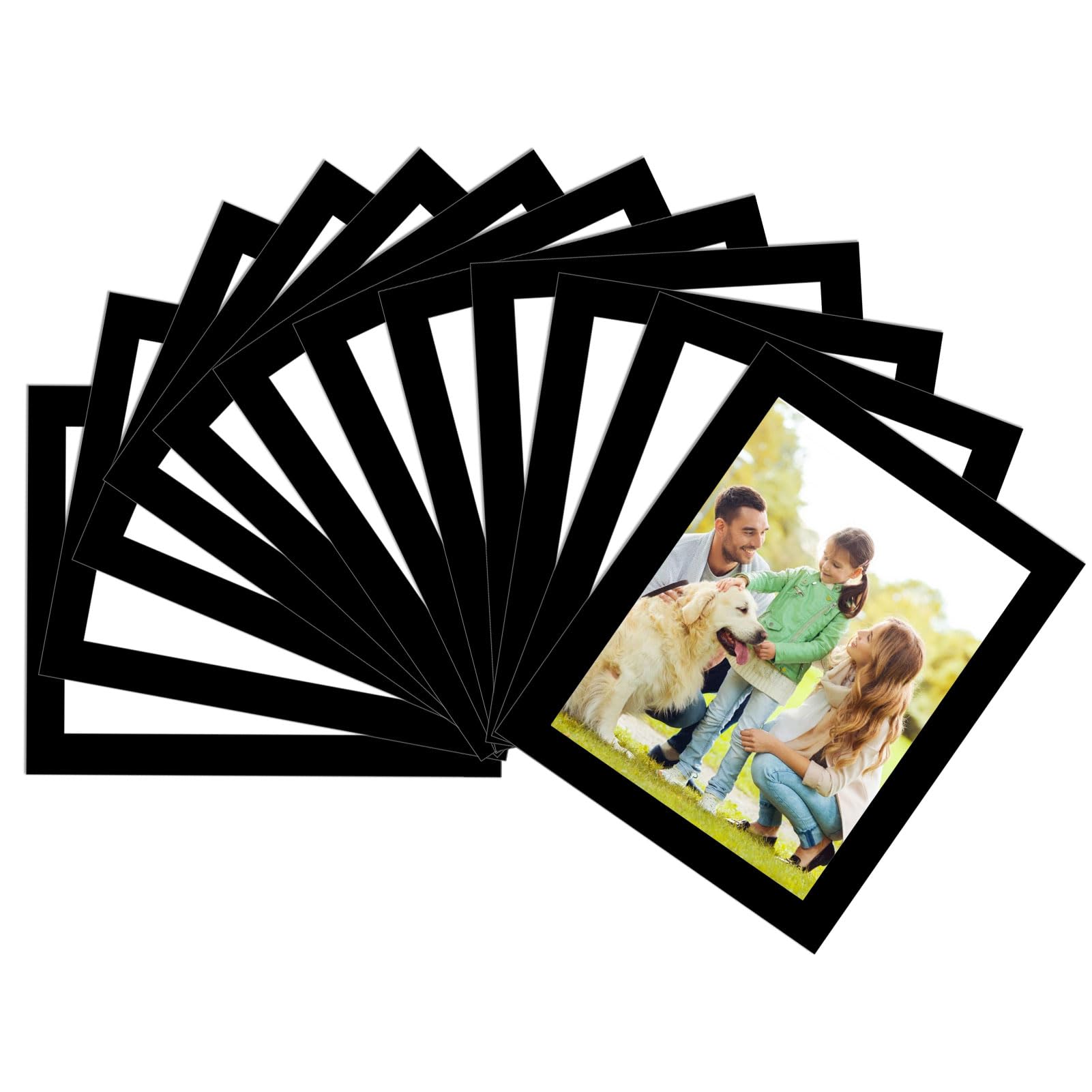 Magnetic Picture Frames with Black Border(2.5"X3.5",12 Pack),Mini Wallet Size Magnet Photo Sleeves Pockets/Holder,Decorations for Home/Office/School/Classroom/Party