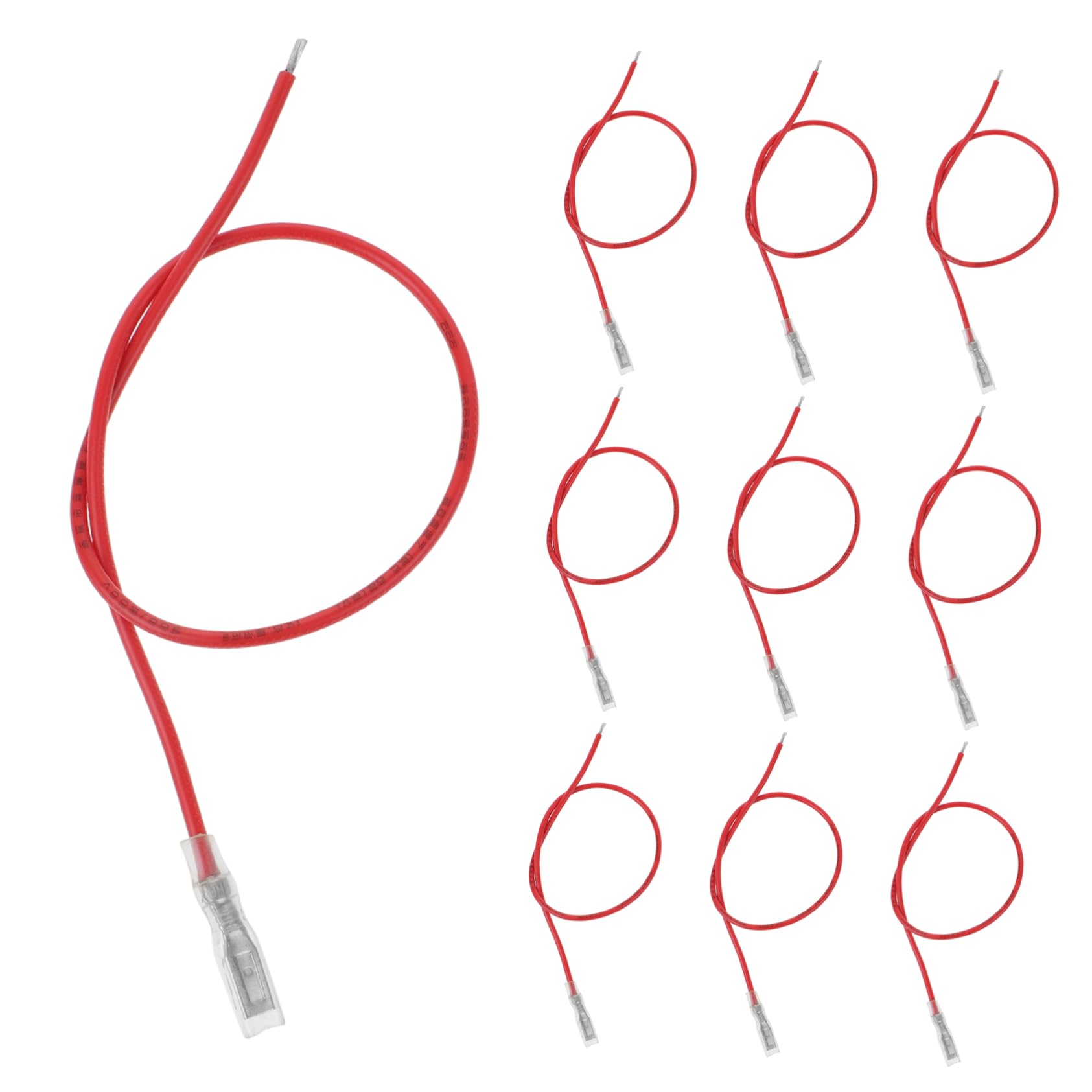 VILLFUL 10pcs Terminals Electrical Wire Connectors Car Wire Connectors Wire Tap Wire Splice Terminal with Wire Auto Wire Connectors Splice Connector Wiring Connectors