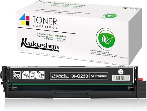 Negro para Xerox C230C235 Cartucho de tóner de alta capacidad 5500 páginas 1 paquete para impresora C230 C235 006R04383