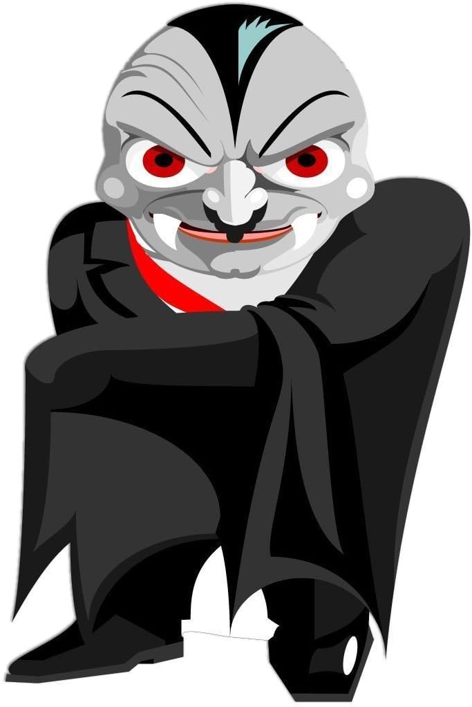 VictoryStore Yard Sign Outdoor Lawn Decorations: Halloween Yard Decoration Frankenstein, Werewolf, and Dracula Stand up Yard Decorations with easels and 6 EZ Stakes