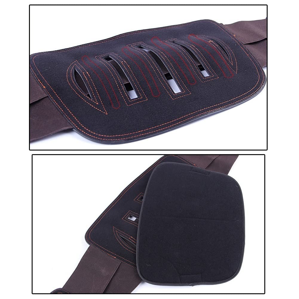Ceinture Lombaire en Cuir, Soutien du Bas du Dos - for Homme et Femme, Traitement de la hernie discale et soulagement de la Douleur, Travail/Gym (Size : XXL)