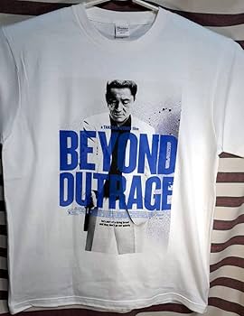 Amazon.co.jp: アウトレイジ(OUTRAGE) 海外版 Tシャツd 北野武
