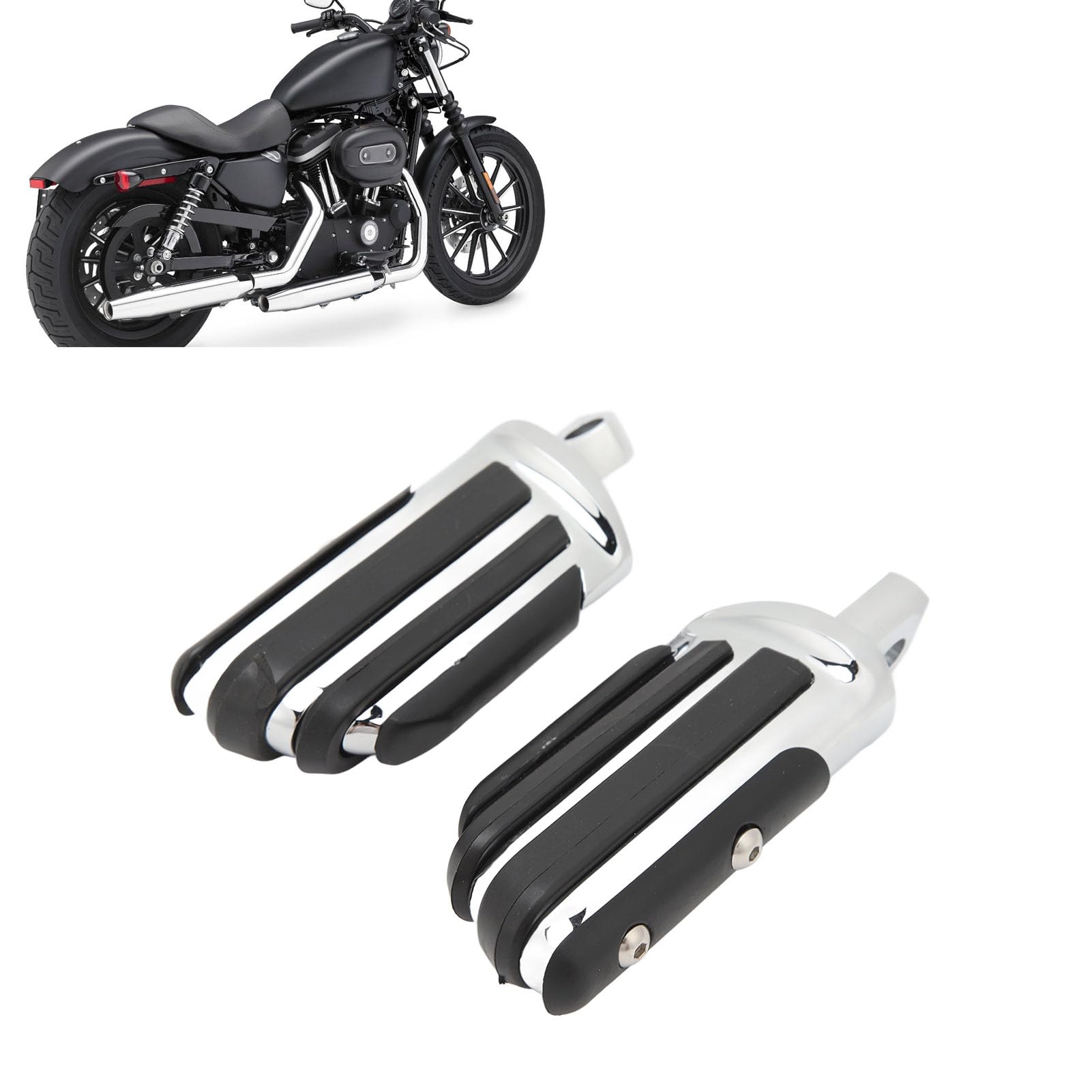 Podnóżki motocyklowe High Duty obrotowe regulowane pedały ze stopu aluminium do rowerów turystycznych 2 szt. Zestaw lewego prawego