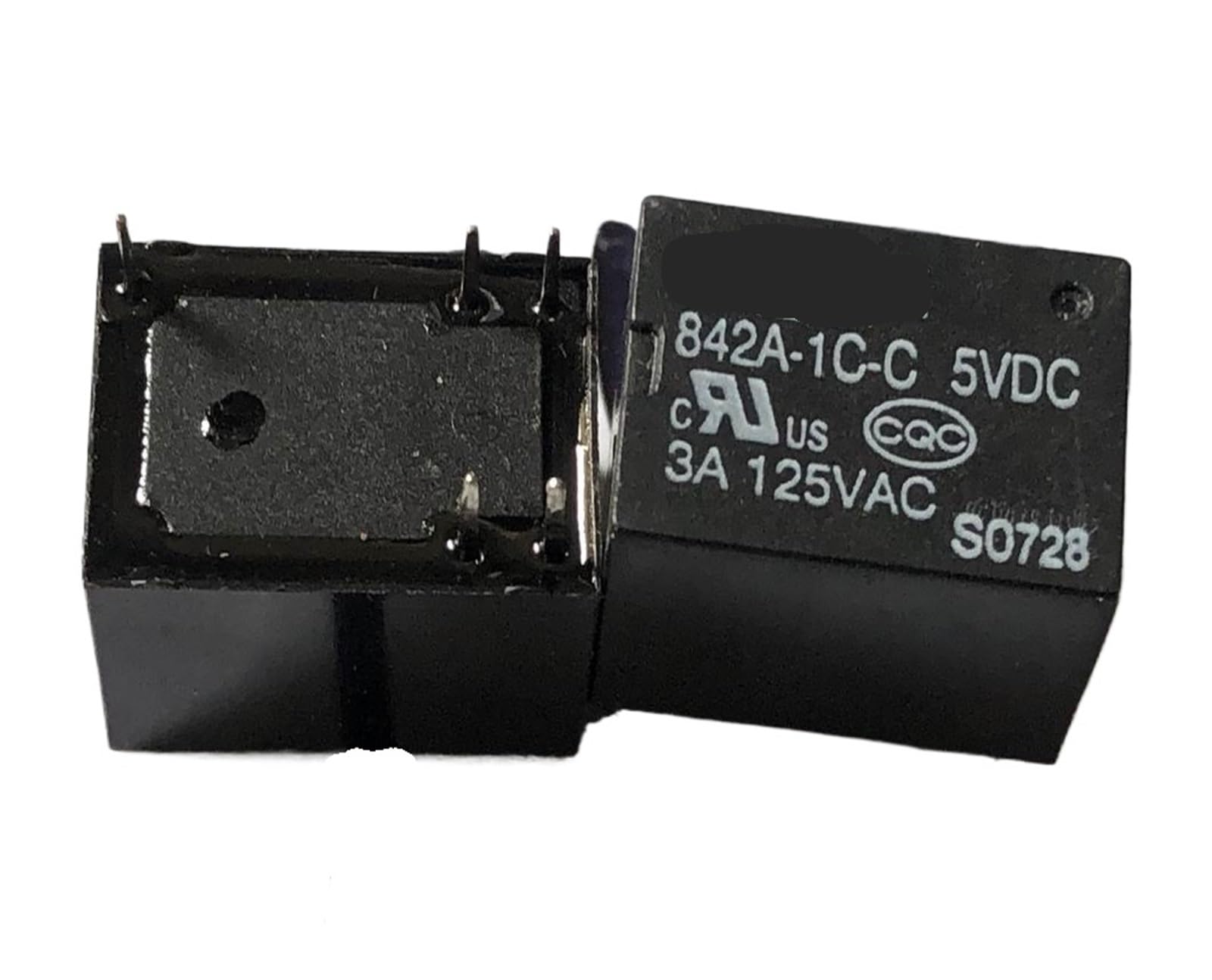 Yzwrwrmktb One Color 1Pc 842A-1C-C 5Vdc (4101-5V-3A) Relay 5Pins