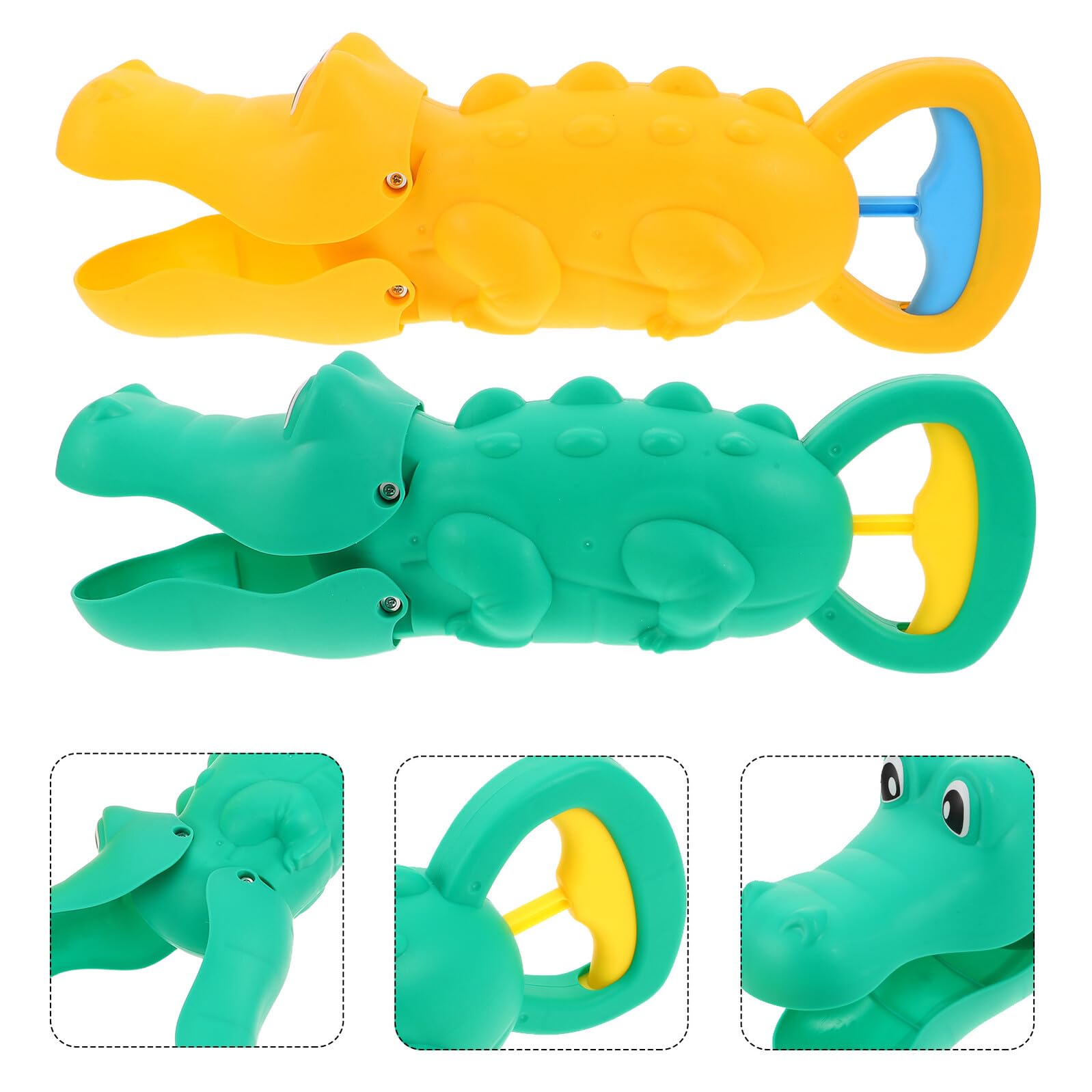 Didiseaon Giocattoli da Spiaggia per Bambini 2pezzi in Plastico Design Articolato a Pinza di Aragosta, per Atmosfera Estiva e Divertimento All'aperto Durante le Vacanze Estive