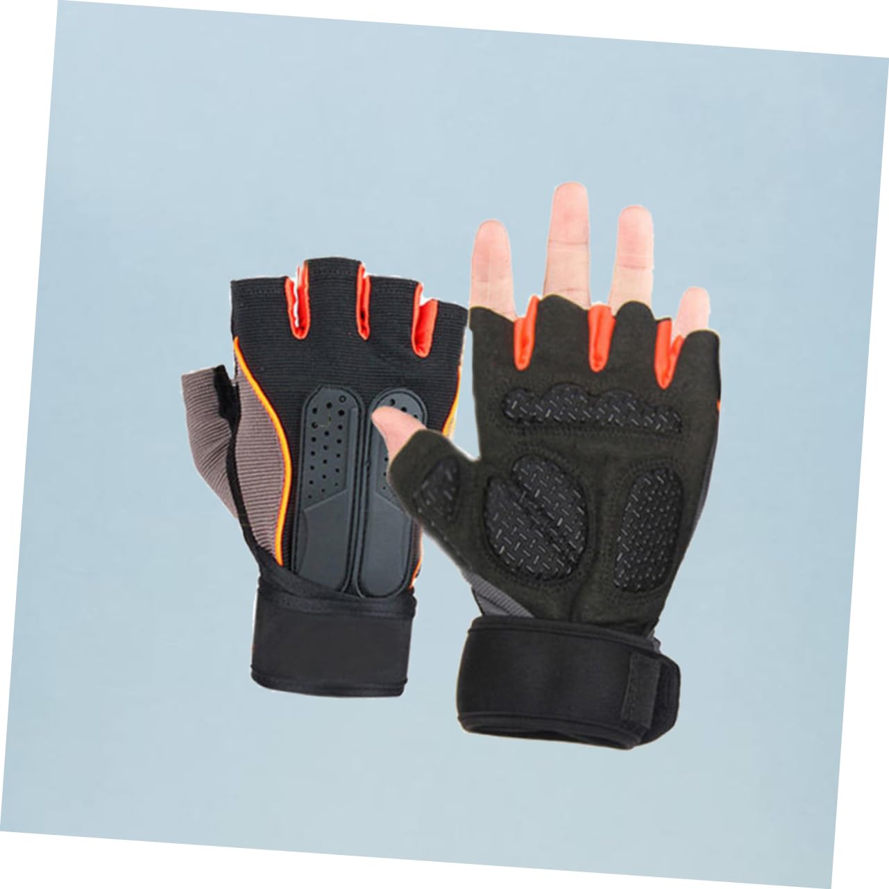 3 Paia Guanti da Allenamento Guanti da Allenamento per Uomo Guanti da Esercizio r Uomo Guanti da Ciclismo Mezzi Guanti per Sollevamento Pesi Guanti da Uomo con Manubri Fitness Personalizzati