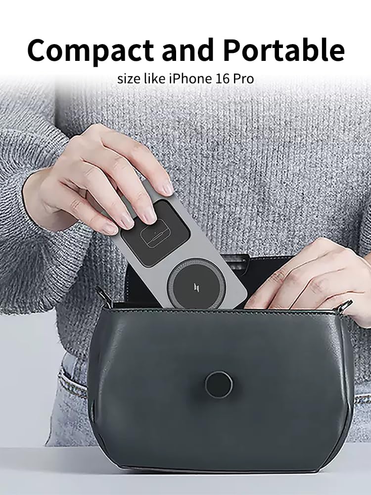 Estación de carga inalámbrica plegable 3 en 1 para iPhone, Apple Watch, AirPods, marco de aleación de aluminio, carga rápida de 15 W, soporte ajustable de 0 a 180° (gris)