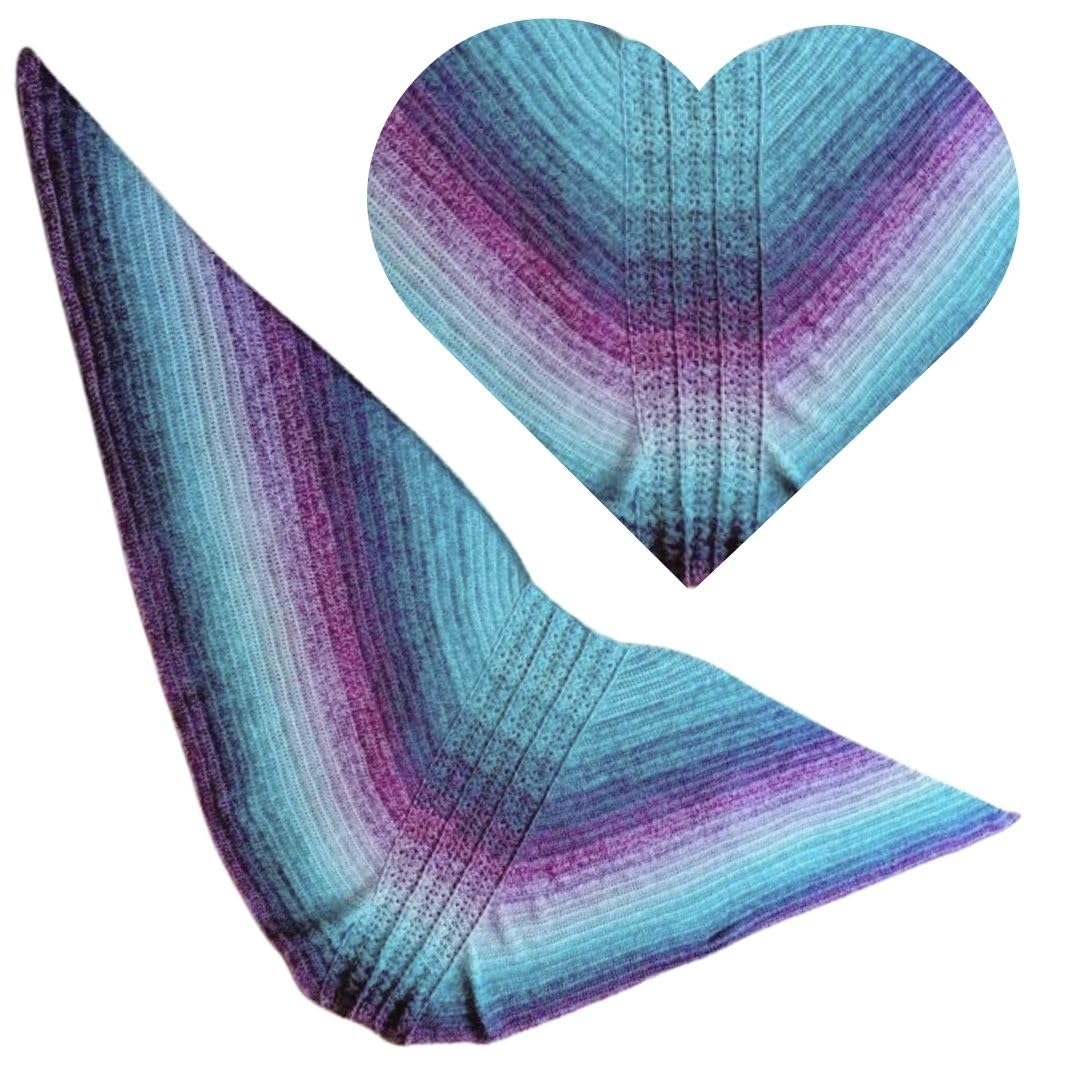 MegaBobbel*Traumwelt*A9* (Außenfarbe: Lilatöne) Farbverlaufsgarn - Lace Garn Bobbel Wolle zum Häkeln & Stricken - 50% Baumwolle/50% Polyacryl (4 fädig, 2000m)