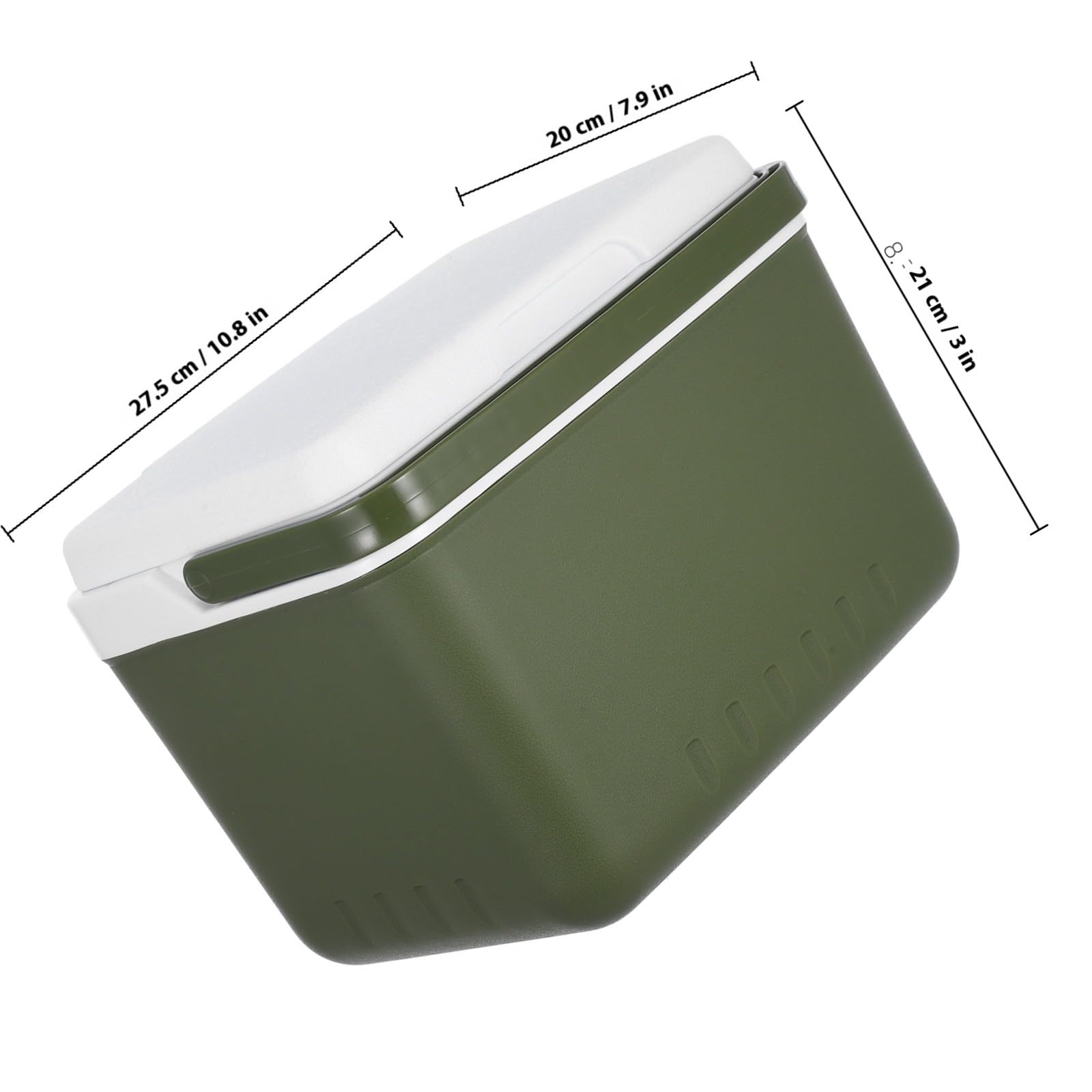 Mini Frigorifero Portatile 6l con Maniglia, Borsa Termica Rigida Isolata per Campeggio, Picnic e Viaggi in Auto, Contenitore Termico per Alimenti da Esterno, Scatola Refrigerante