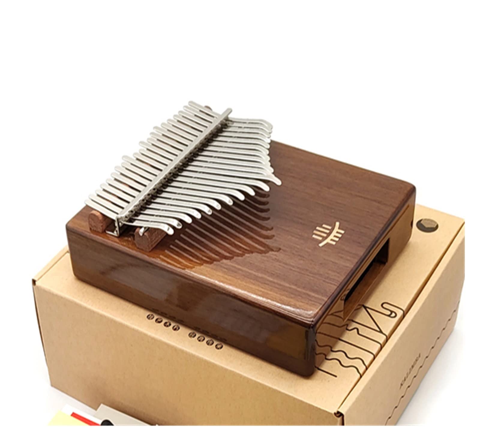 alumno Kalimba Teclado De Piano De Instrumento Musical De Nogal Kalimba De 21 Teclas