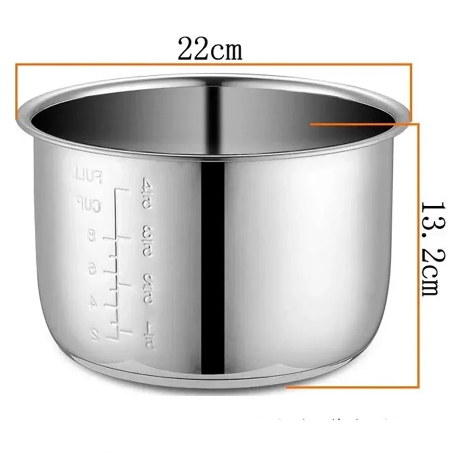 Revestimiento De Olla A Presión Eléctrica De 4 L, Cuencos Interiores, Cuenco Multicocina, Tanque De Acero Inoxidable For Cocinar Sopa Y Gachas