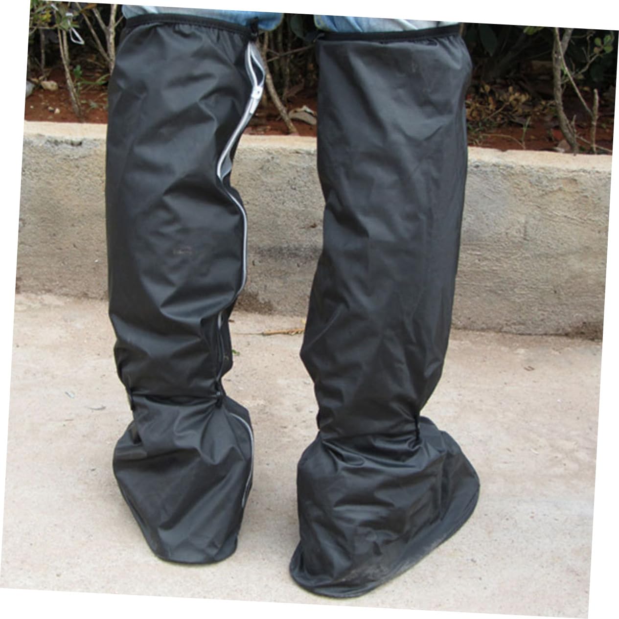 Didiseaon Botas De Impermeables Cubrezapatos Antideslizantes y Reutilizables para Ciclismo Condiciones Húmedas Protector De Calzado