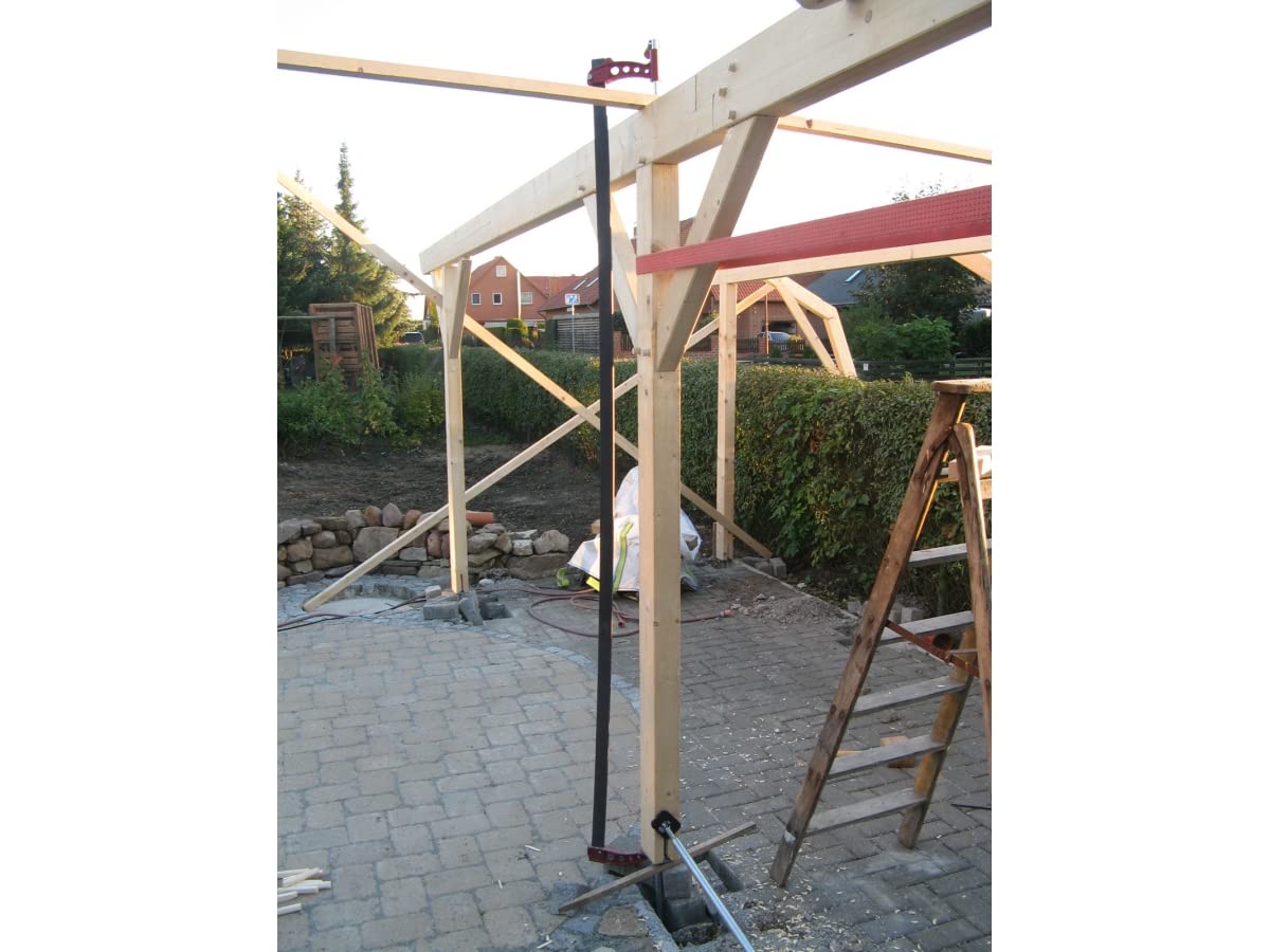 Piher Maxipress R - Juego de 2 abrazaderas de alto rendimiento, 1000 kg de fuerza de sujeción, rosca protegida, ideal para soldar, longitud de 16 cm (60 cm)