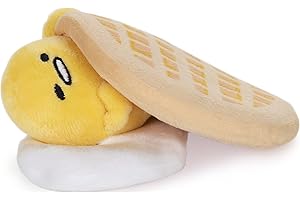 GUND Sanrio Gudetama The Lazy Egg Waffle Plush Stuffed Animal