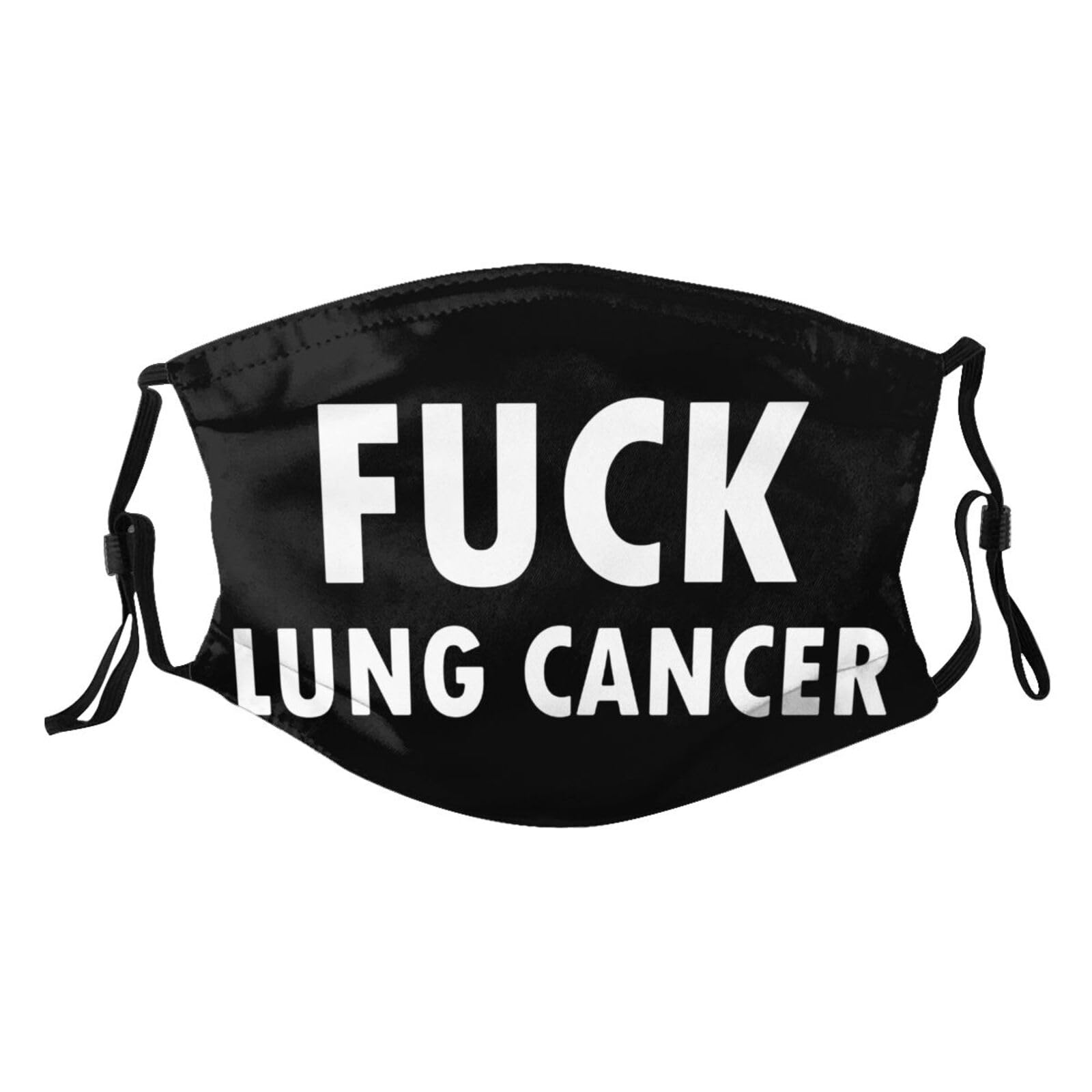 Fuck Lung Cancer Adult Dust Mask Adjustable Dust Face with 2 Filter