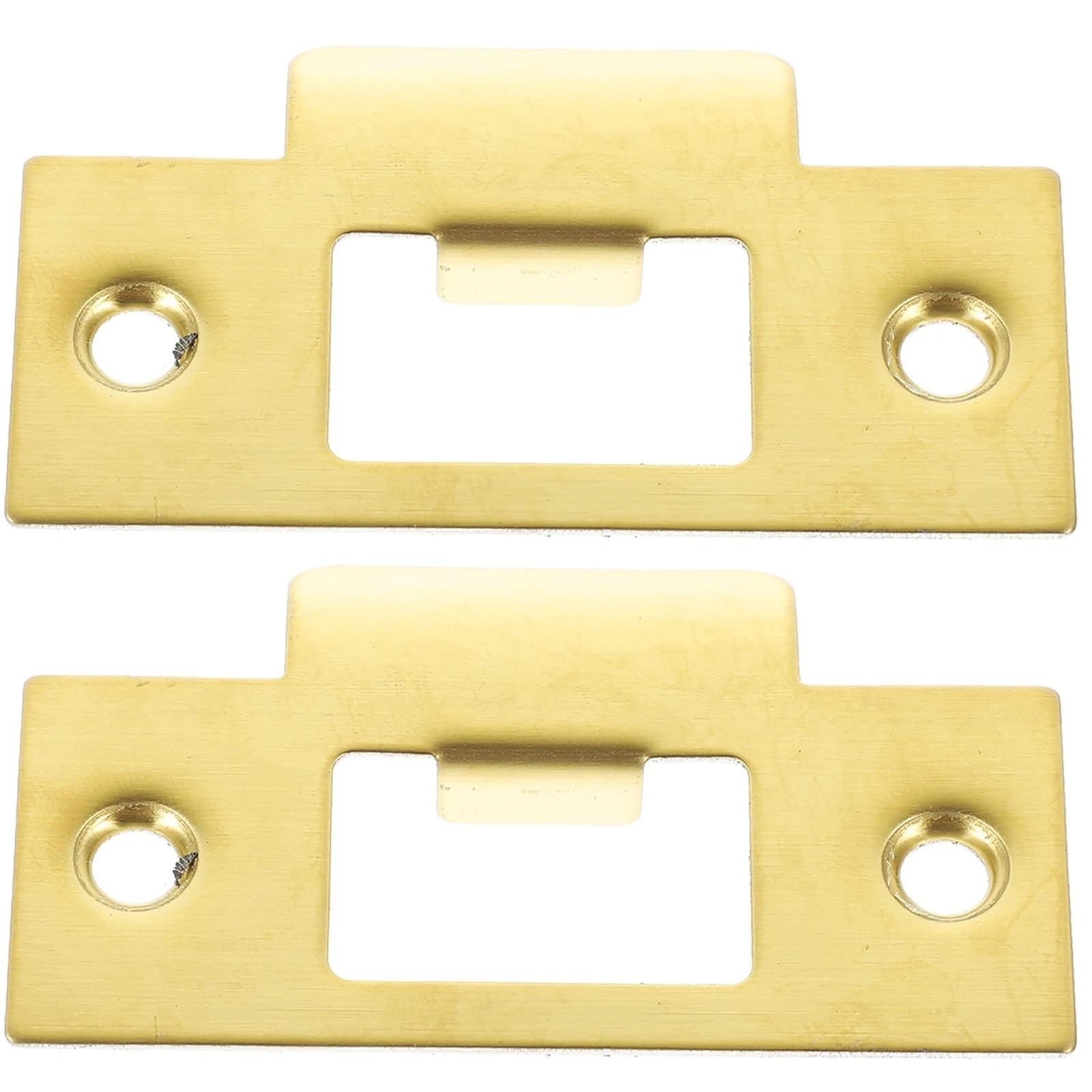 Lot de 20 plaques de gâche de porte avec boucle de languette, pêne dormant, plaque de renfort de sécurité pour porte