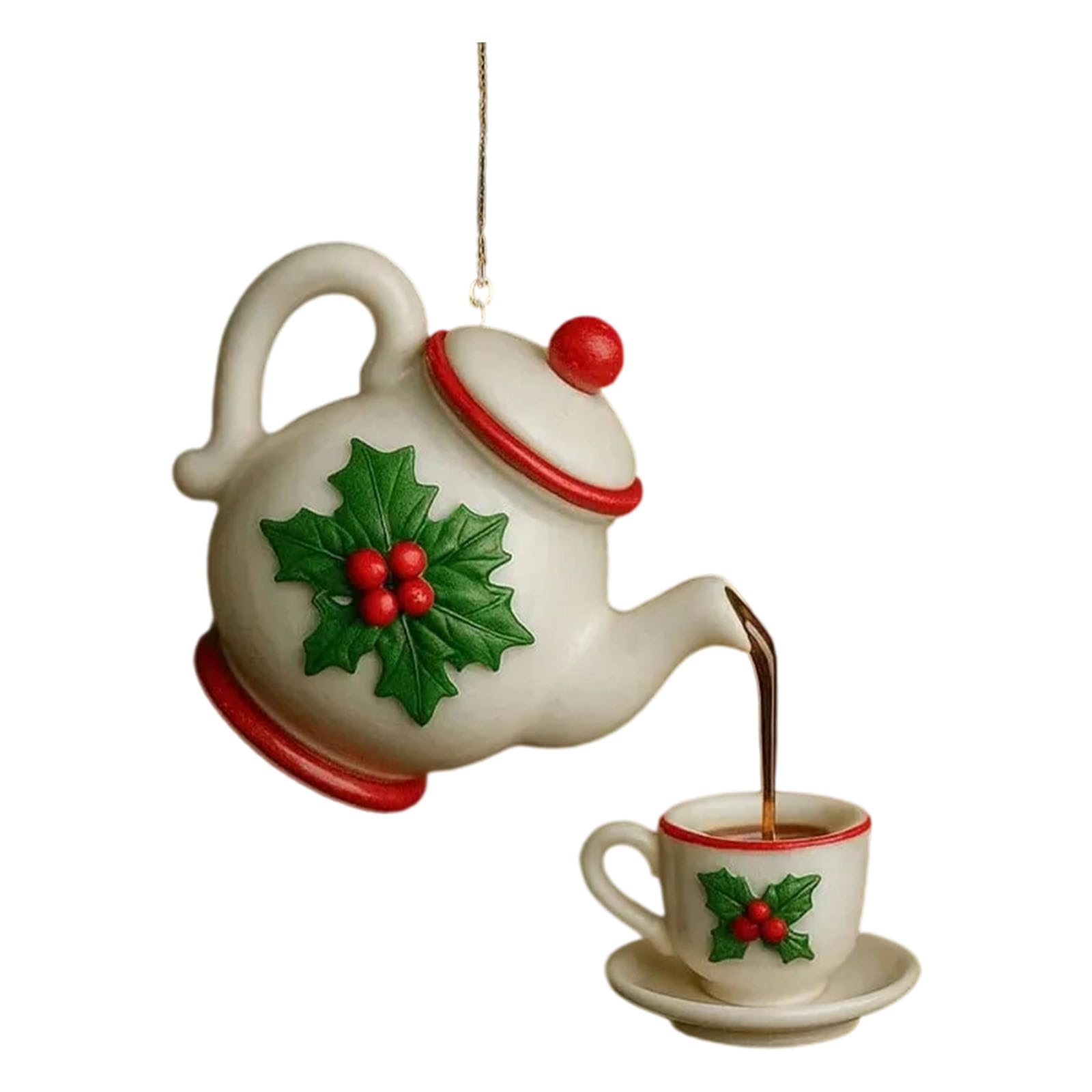Yhplxyuus Christmas Tree Acrylic Hanging Ornament Shatterproof Holiday Tree Decoration Elegant Carving Texture for Mantels Window Acrylic Christmas Decoration