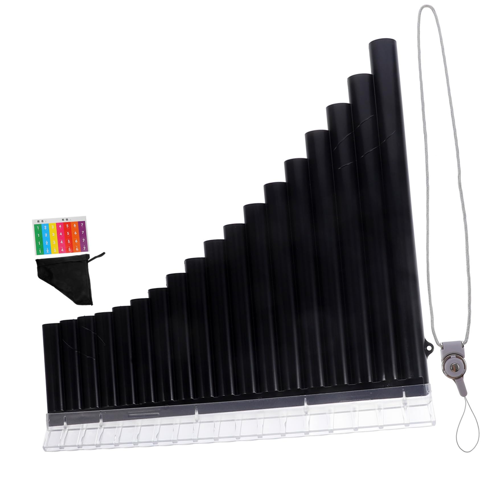 Toddmomy Beginner C Key Pan Flute Instrument Pipe Musical Panpipes for School Use Easy to Play for Music Education and Performance Future Artists