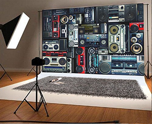 Fondo fotográfico vintage estilo radio 7x5ft miniatura 2
