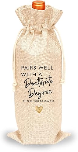 Miniatura 5 de Toctose Regalo de graduación para MBA, bolsa de vino para MBA, adecuado para regalos de graduación para ella, él, hijo, hija, amigaGDWB017