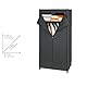 WENKO Kleiderschrank Deep Black mit Ablage