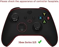 Vista 2 de eXtremeRate Full Set Shell Buttons for Xbox Series X & S Controller, Clear Replacement Accessories Side Rails Grips Front Back Plate Cover for Xbox
