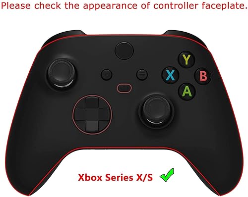 Miniatura 2 de eXtremeRate Full Set Shell Buttons for Xbox Series X & S Controller, Clear Replacement Accessories Side Rails Grips Front Back Plate Cover for Xbox