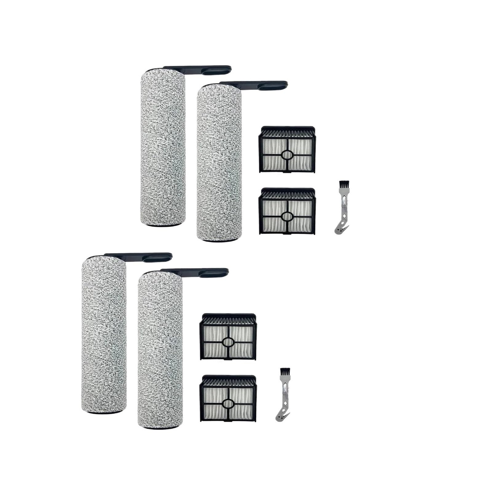 Kit De Filtro De Rodillo AB34, Compatible Con Dreame, Trouver K10 | Accesorio for fregadora de pisos, for aspiradoras en seco y húmedo, repuestos de repuesto(2set)