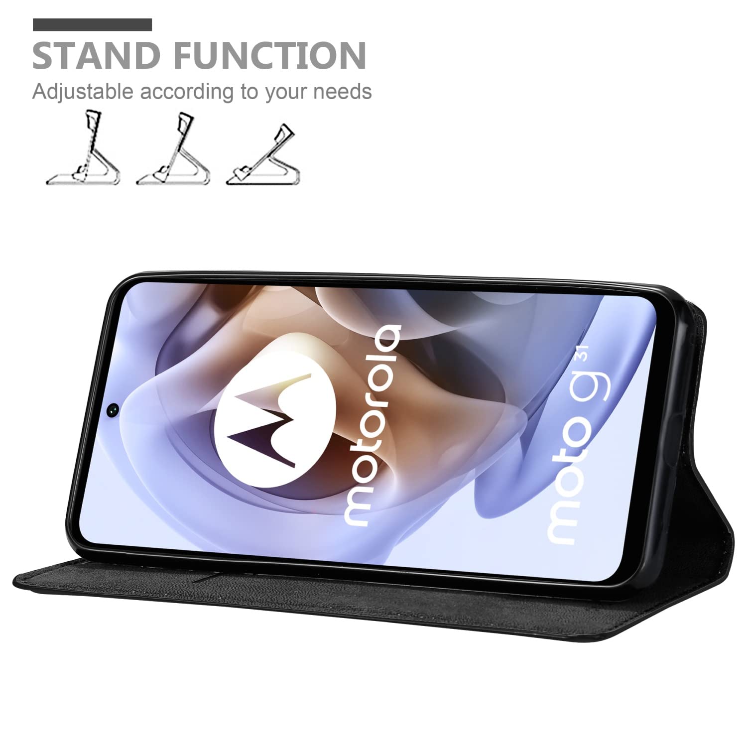 Custodia per Motorola MOTO G5S Portafoglio Cover Ecopelle Magnetica Libro