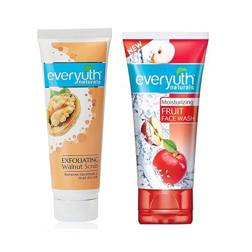 Buy Everyuth Naturals A Combo Of Fruit Face Wash, 50gm and Exfoliating