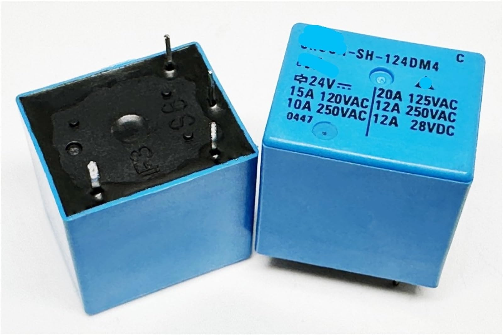 Relé 4 pines alta resistencia 24V modelo SRUUH-SH-124DM4 4