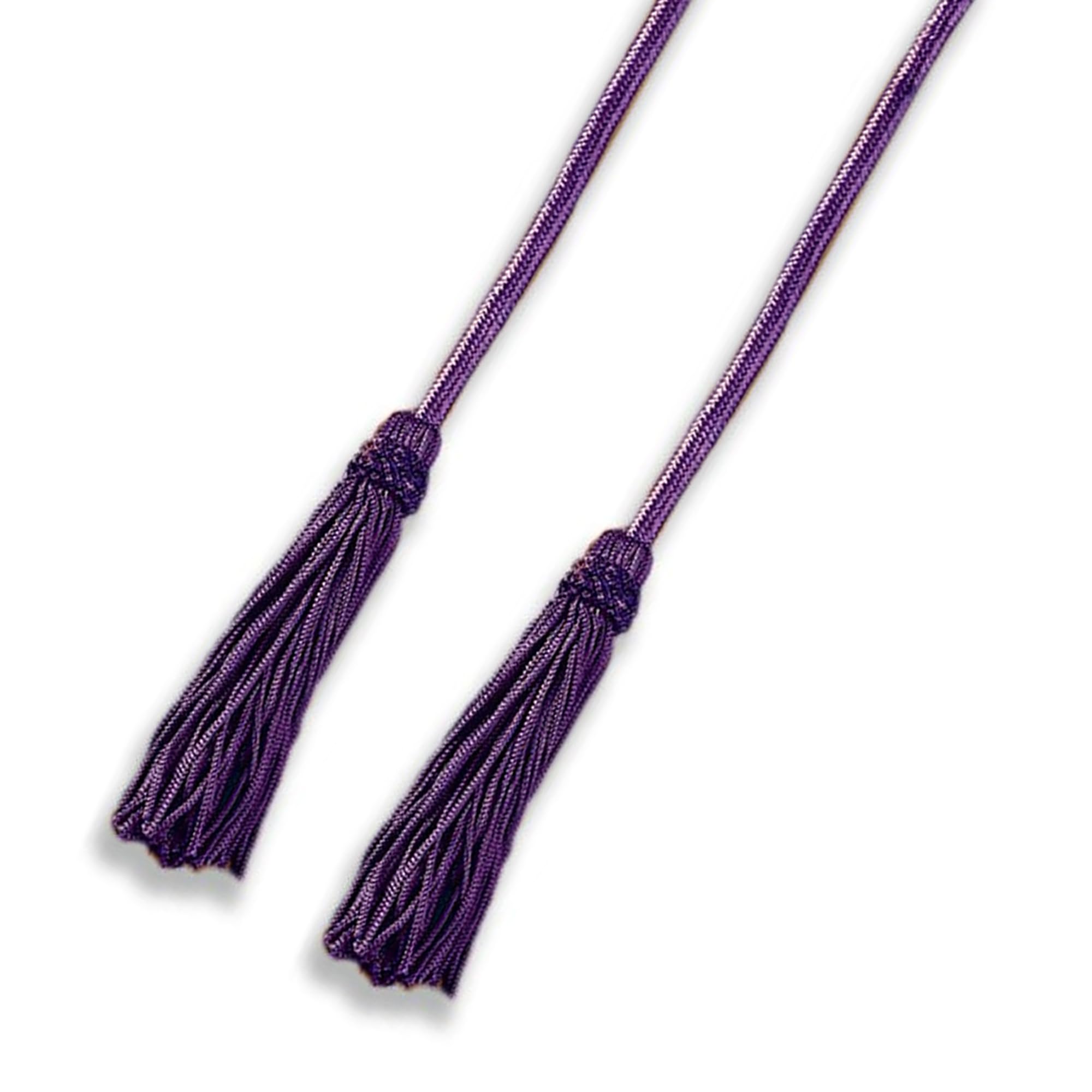 Bishop Clergy Rayon Cincture with Tassel Religious Pectoral Rope, Purple