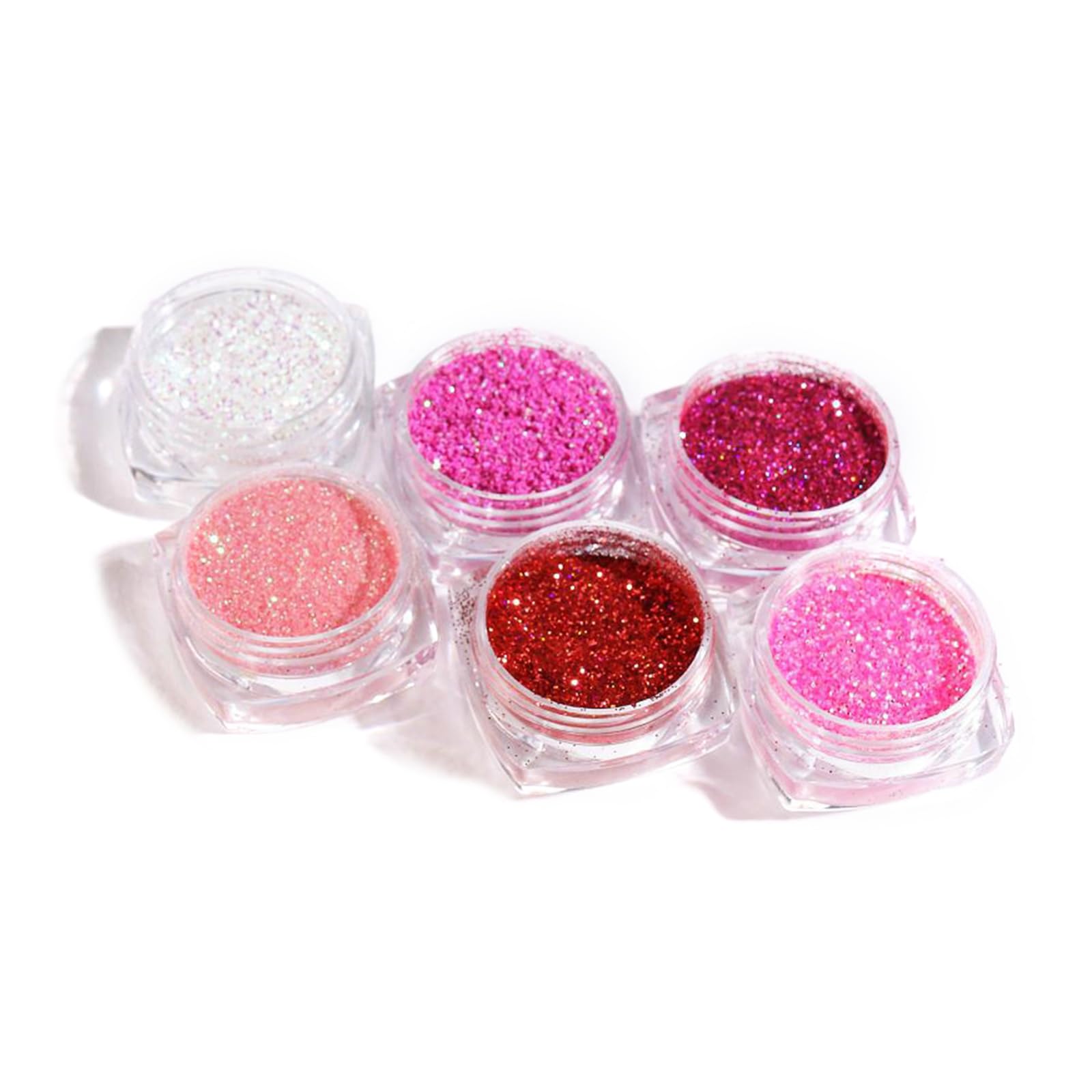 Diamond Nail Powder Sparkling Nail Glitter Pigment Powder Bright Acrylic Nail Glitter Dust For Eye Body Nail Decor Crystals Nail Powder