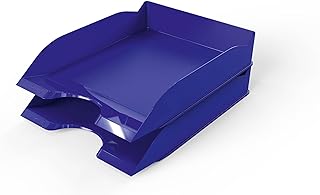 Durable Basic 1701674040 - Bandeja para Cartas (tamaño A4, 6 Unidades), Color Azul