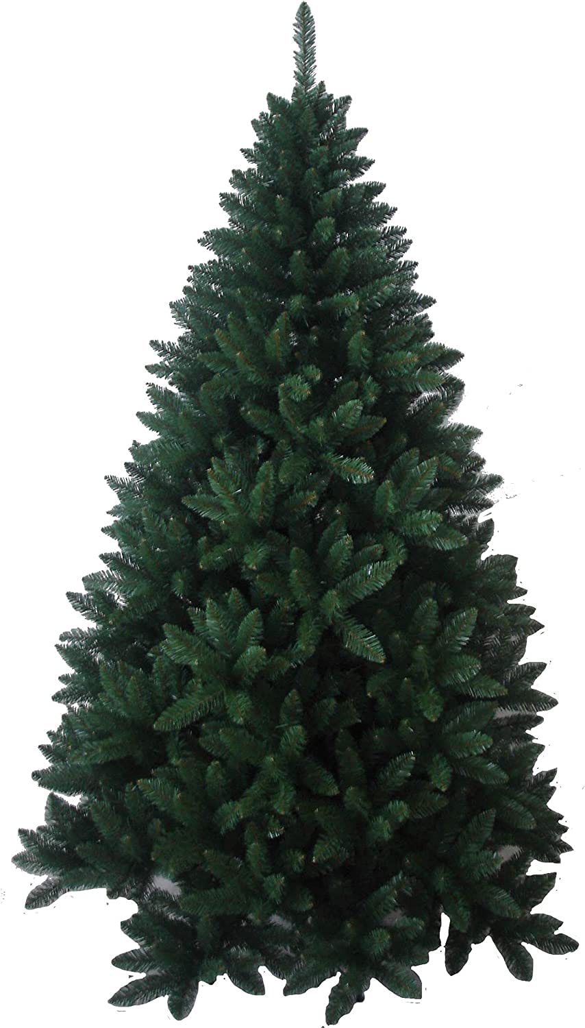 Albero Di Natale Artificiale 1.8 Metri - 800 Rami In PVC, Aspetto Realistico, Base In Metallo Stabile, Ignifugo