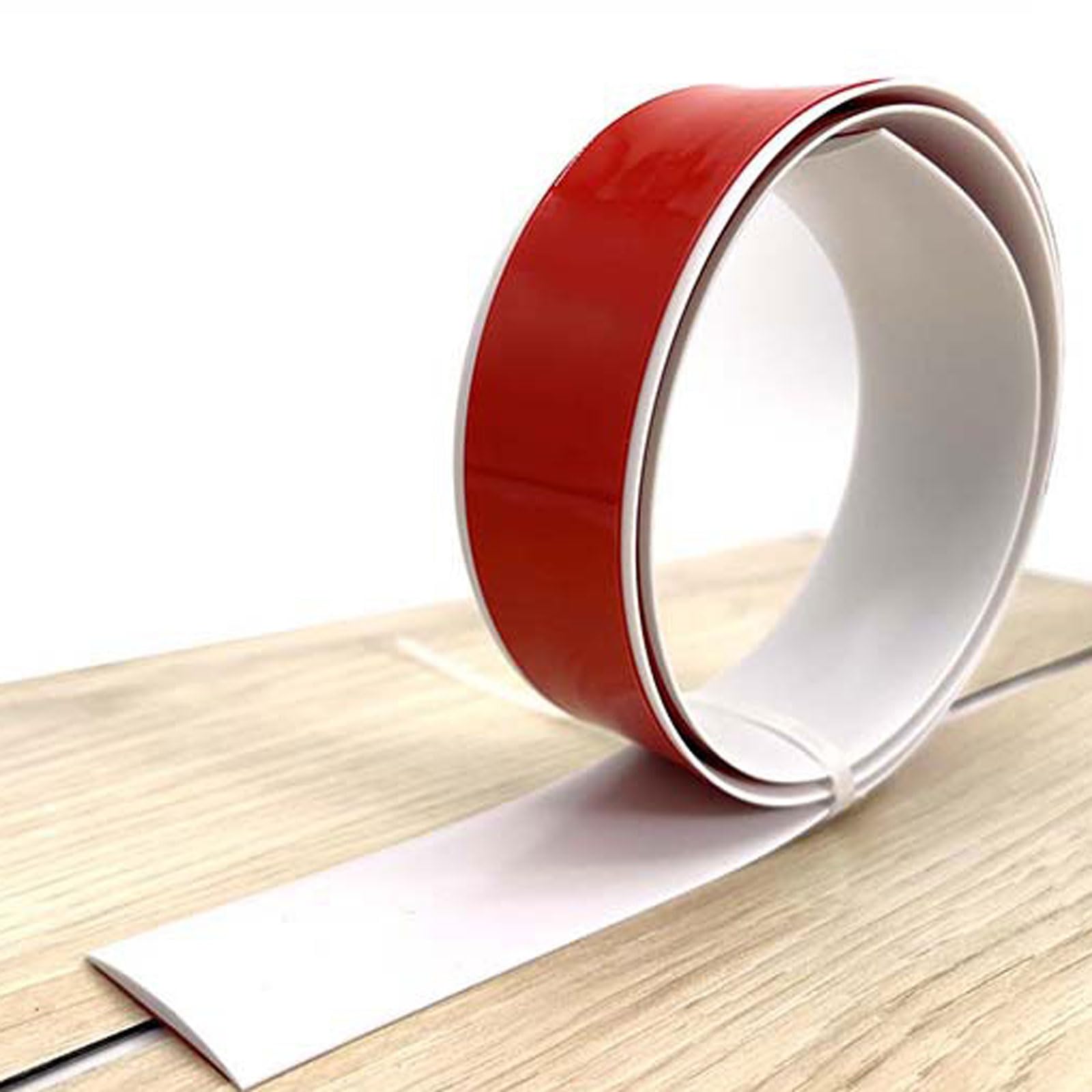 Huizhensheng White 3.3Ft /100Cm Self Adhesive Laminate Floor Cover Strips