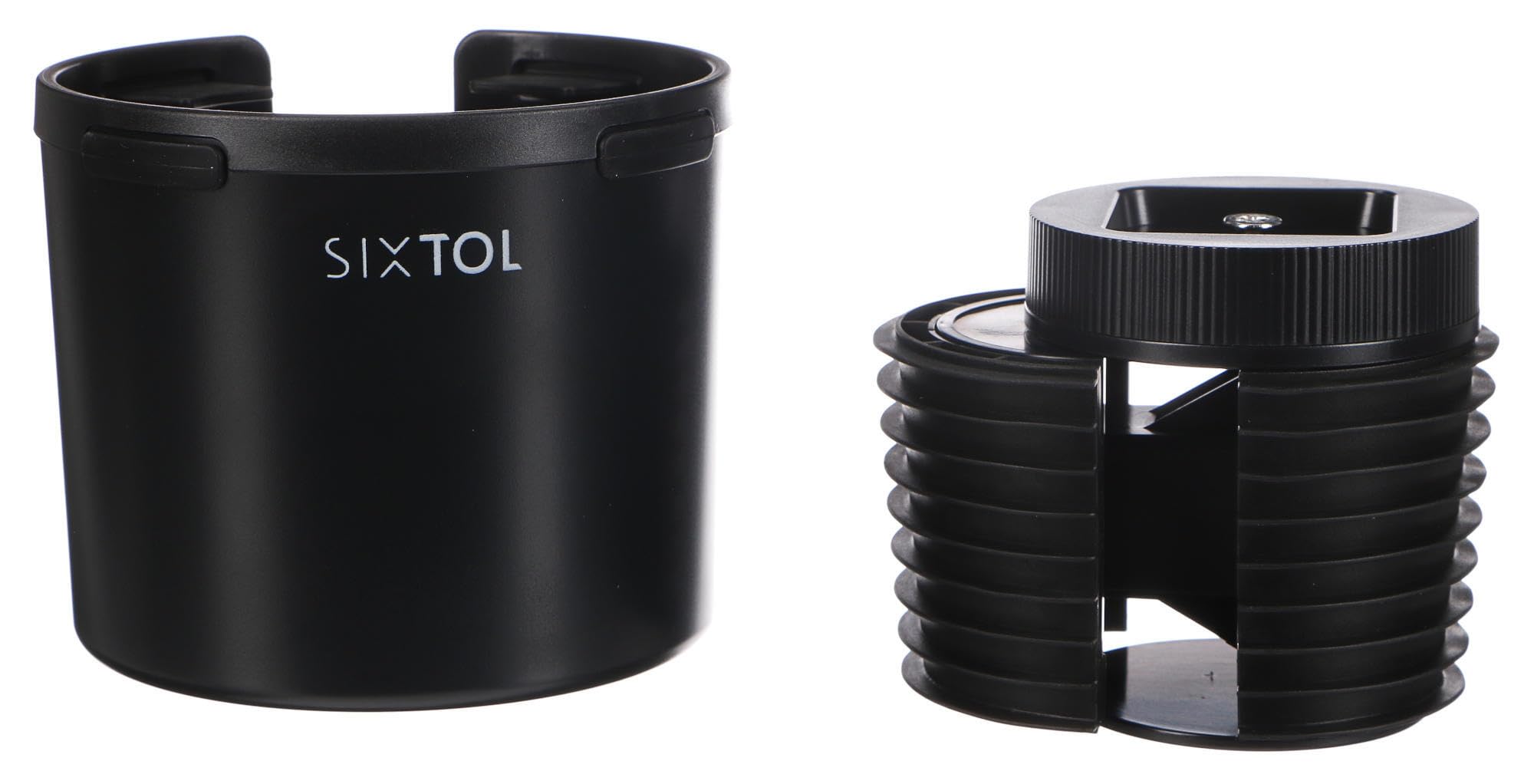 CAR CUP HOLDER 4 | Espansore per Portabicchieri Auto con Base Flessibile | Adattatore per Bottiglie e Bicchieri Più Grandi