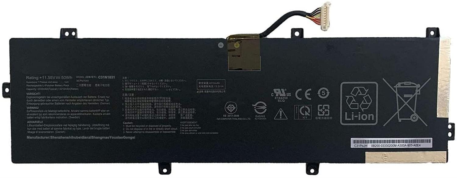 Batterie de remplacement C31N1831 pour PC Portable ASUS Pro 3548FA