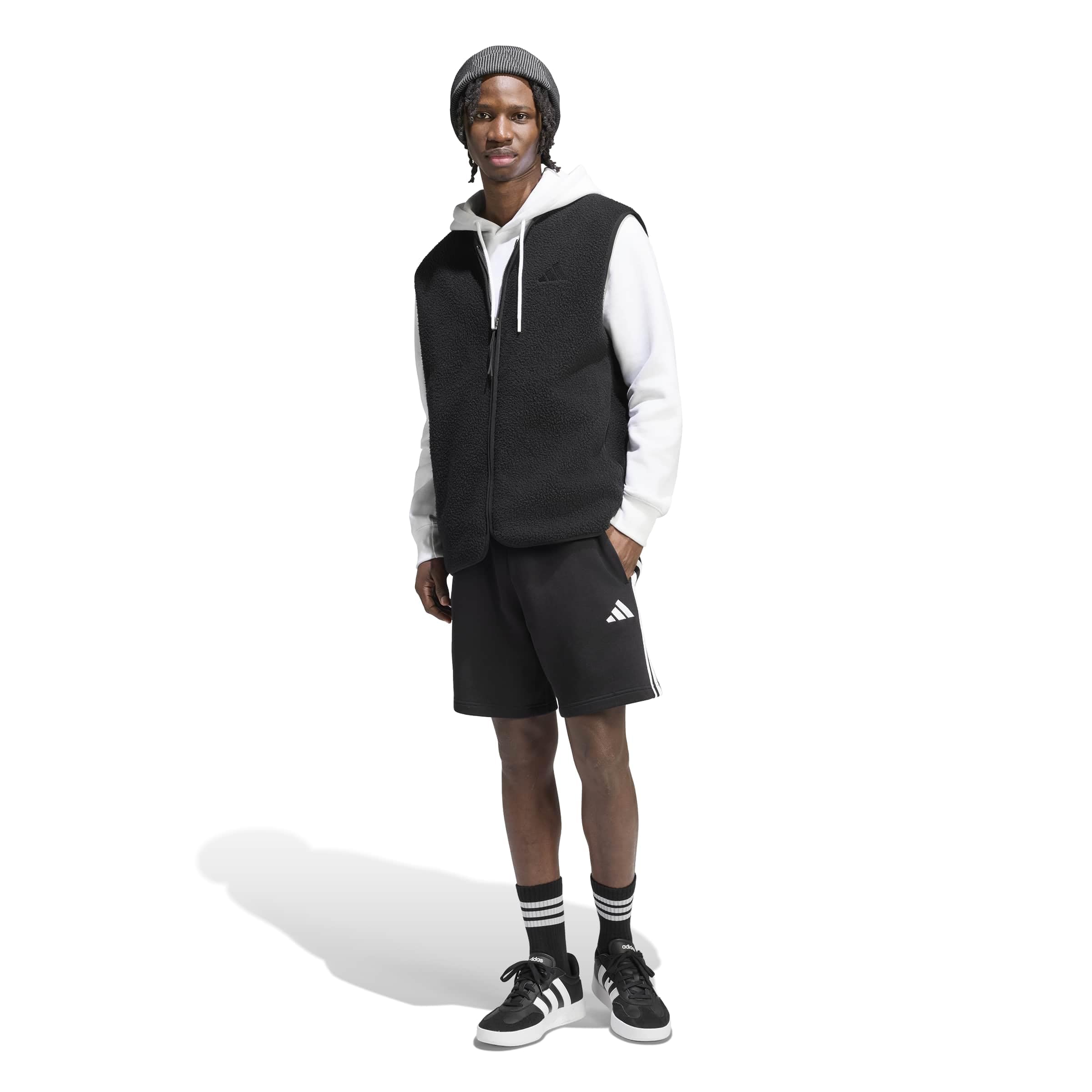 Adidas Short Essentials 3 Bandes en Tissu éponge pour Homme