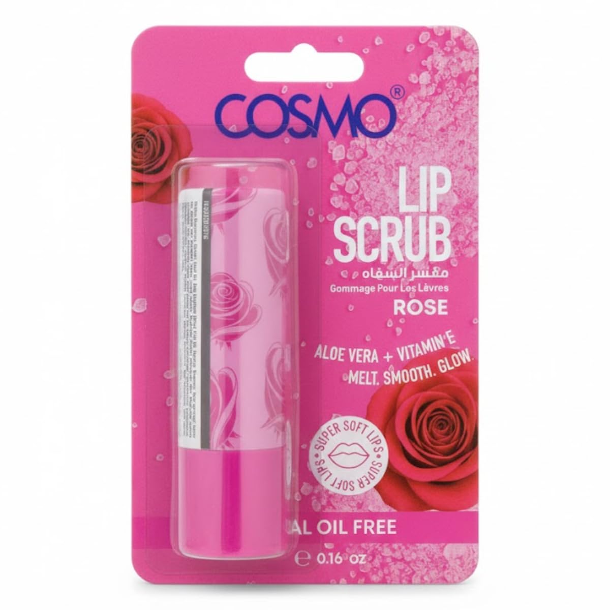 Cosmo Rose Lip Scrub 4.5g – Gentle Exfoliating & Nourishing Lip Care with Rose Extract to Remove Dead Skin, Repair Dry Chapped Lips & Restore Soft, Smooth Lips-image-19