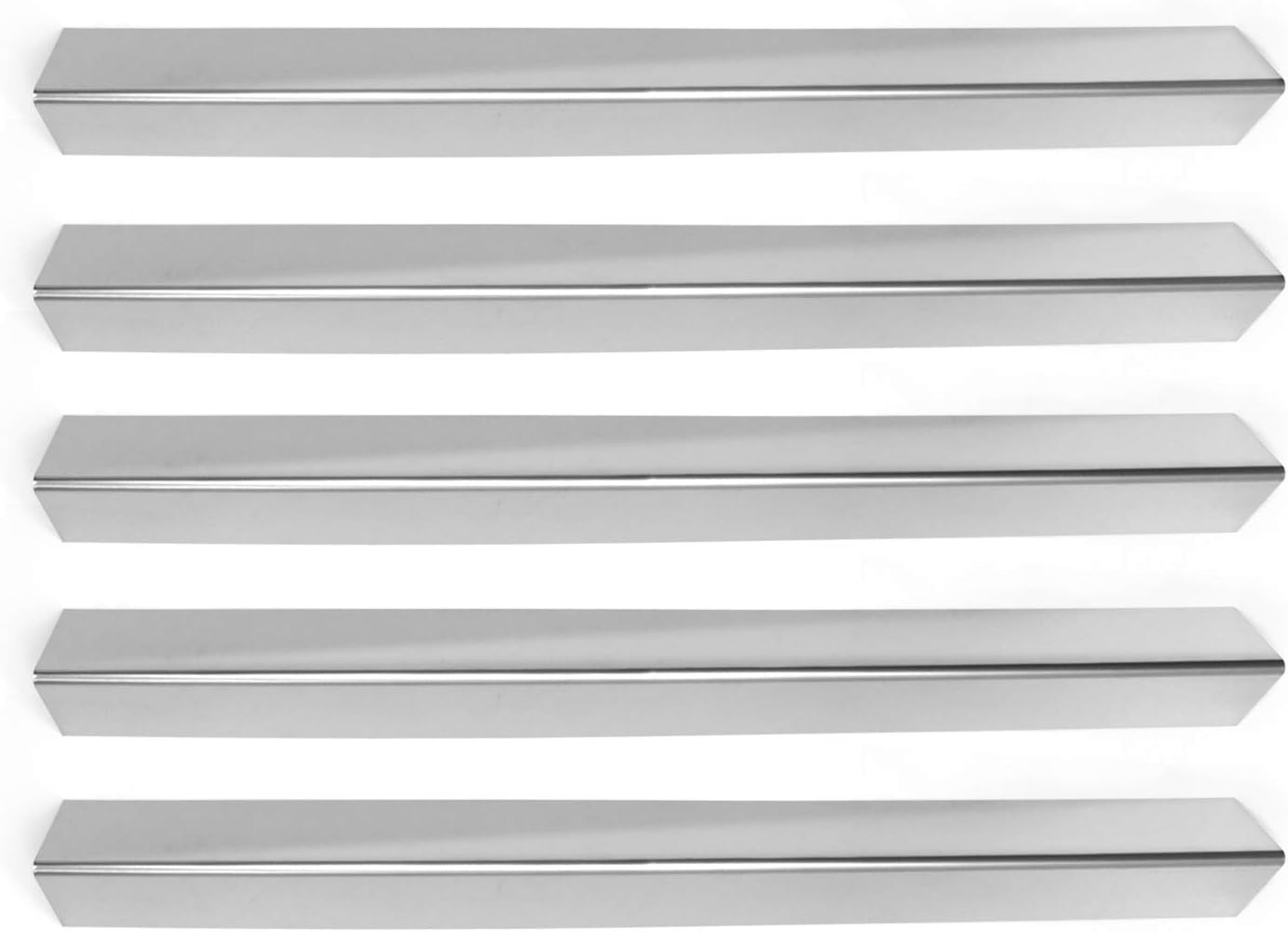 Hongso 7508 Burner Tubes Kit, 7537 Flavorizer Bars Replacement for Weber Genesis Silver B/C, Spirit 700, Genesis Gold B/C (2002+), Spirit E310 E320 S310 S320 Gas Grill with Side Control Panel