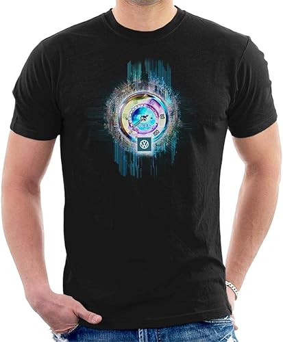 Volkswagen Camiseta para hombre VW Speedometer