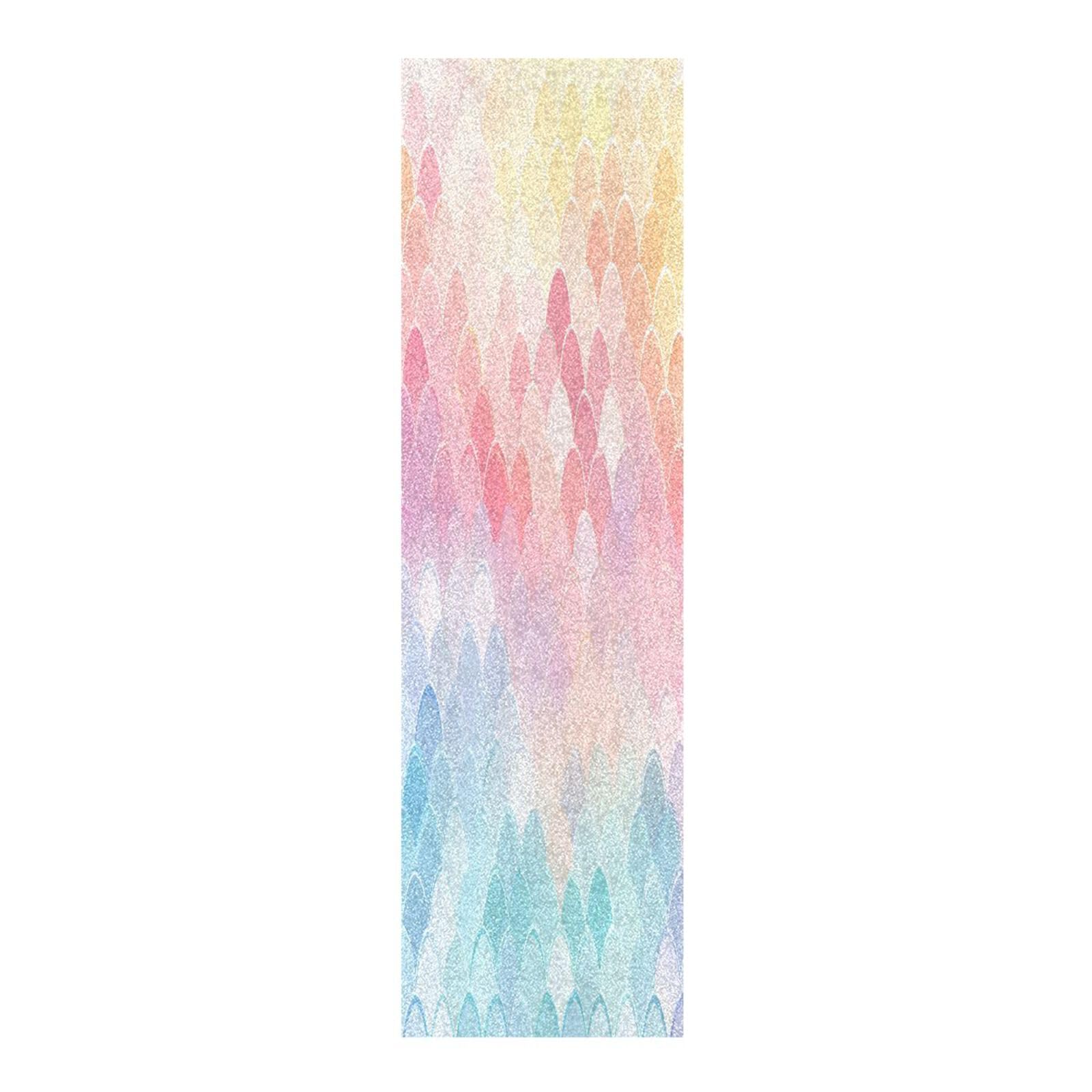 CEBUGI Colorful Scale Skateboard Grip Tape 33x9in Waterproof Tear-Proof Longboard Grip Tape Bubble Free Non-Slip Scooter Grip Tape for Girls Boys