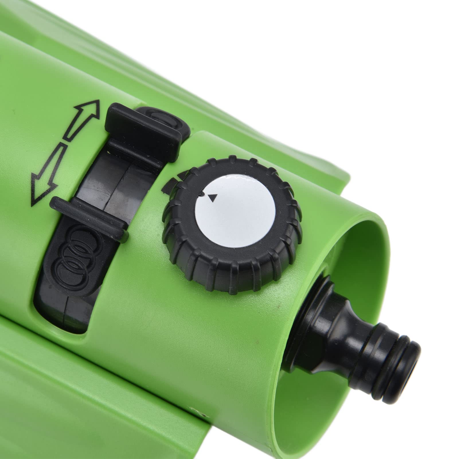 Luqeeg Strumento di Irrigazione Automatica per Prato, Irrigatore Oscillante in Plastica 3 in 1 con 6/12/19 Fori Regolabili, Irrigatore da Giardino Anti Intasamento, Copre 270 Mq, Irrigazione