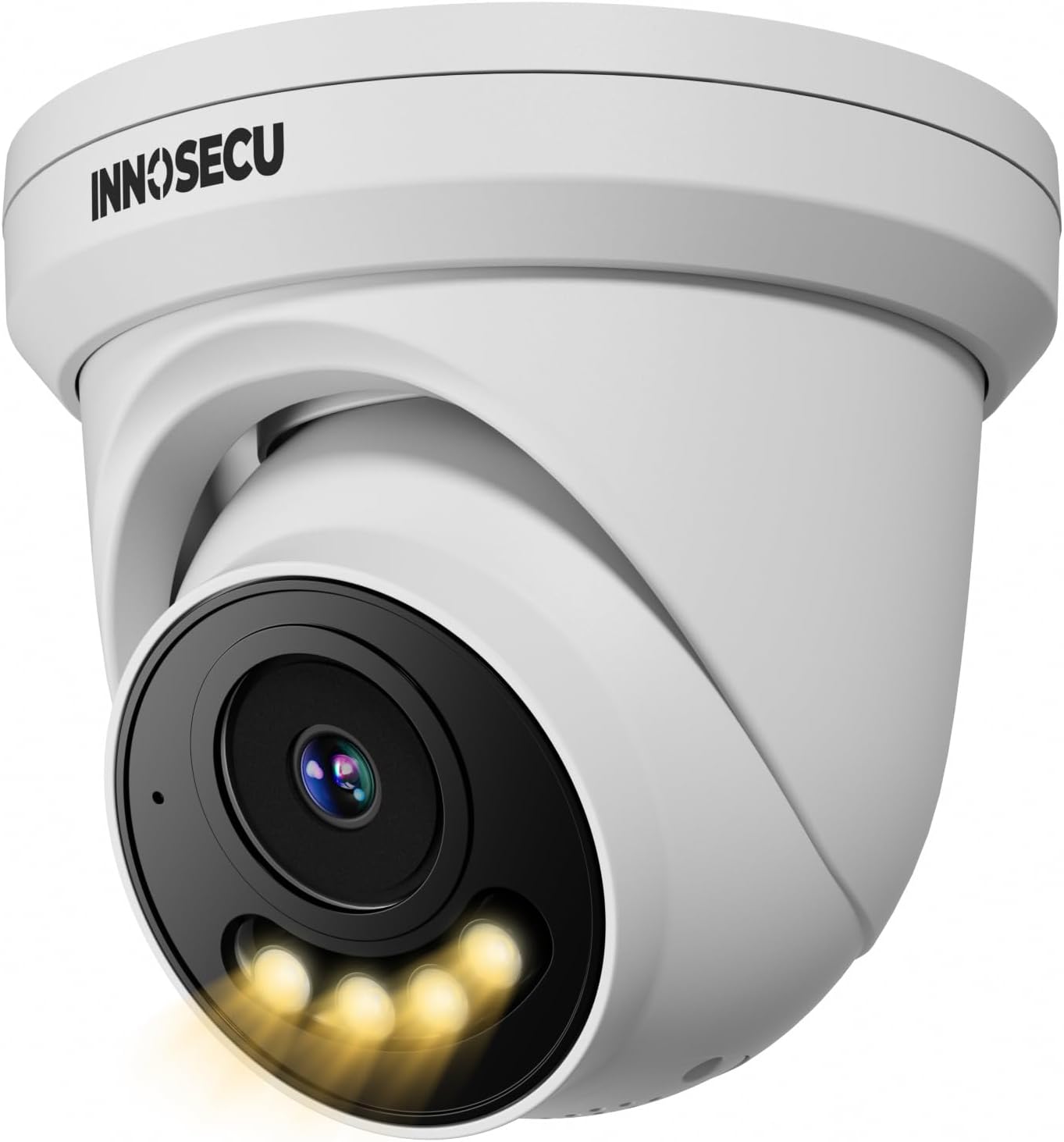 8MP PoE Camera, 4K Turret Security IP Camera @30fps, 5X 2.7~13.5mm Motorized Lens, Smart Dual Spotlight Color Night Vision, Two-Way Audio, Outdoor IP67, SD Card Slot (not included), IND8VD99Z