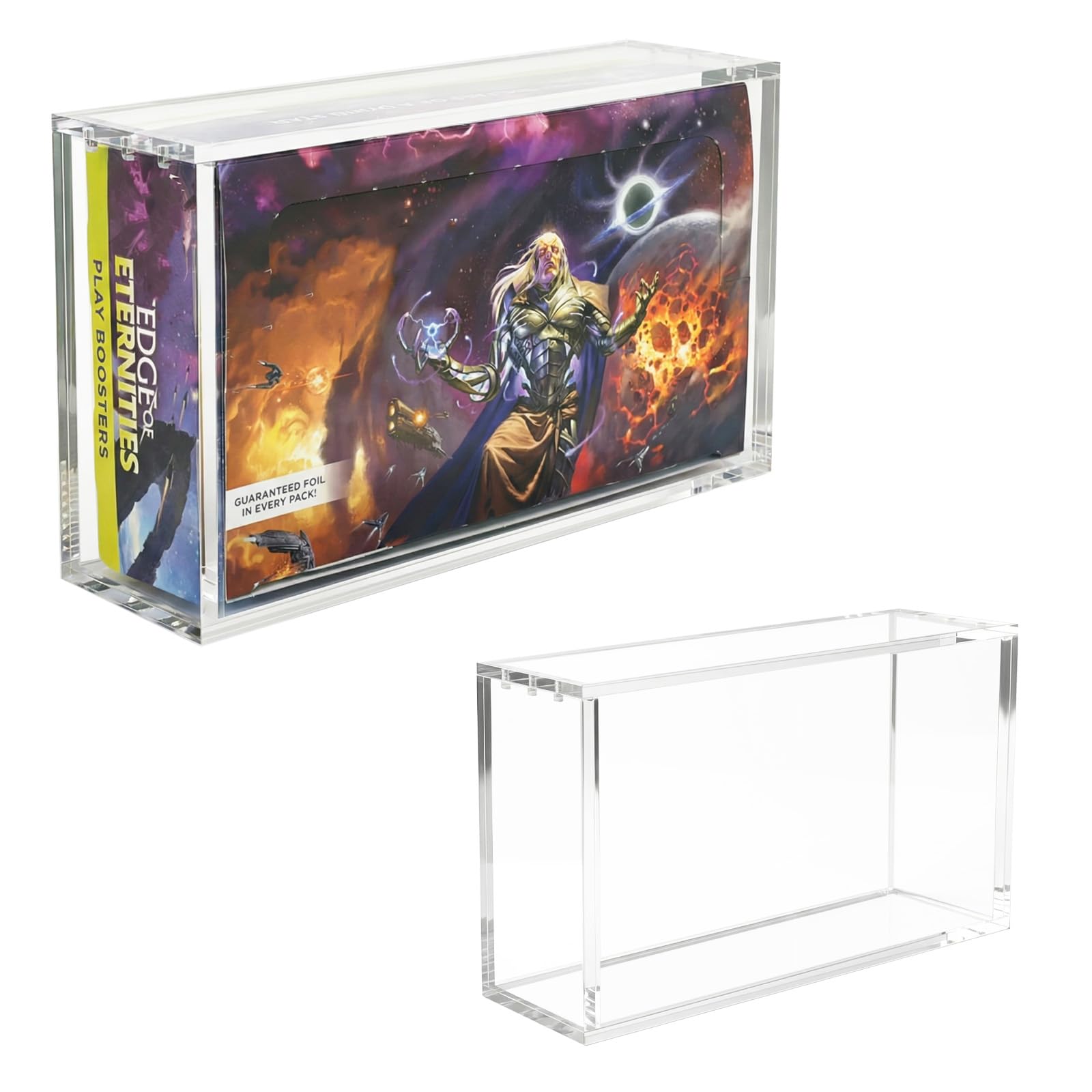 how many booster boxes in a case mtg Amazon.com: VINJKZQ MTG 30-Pack Play Booster Box & Set Booster Acrylic  Magnetic Display Case - Heavy Duty 8+5mm Thick, UV Protection Storage Box