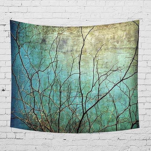 WERT Branche Tapisserie tenture Murale Plantes Shabby Chic décoration de la Maison Couverture de Plage forêt Style Tapisserie décorative A1 130x150 cm